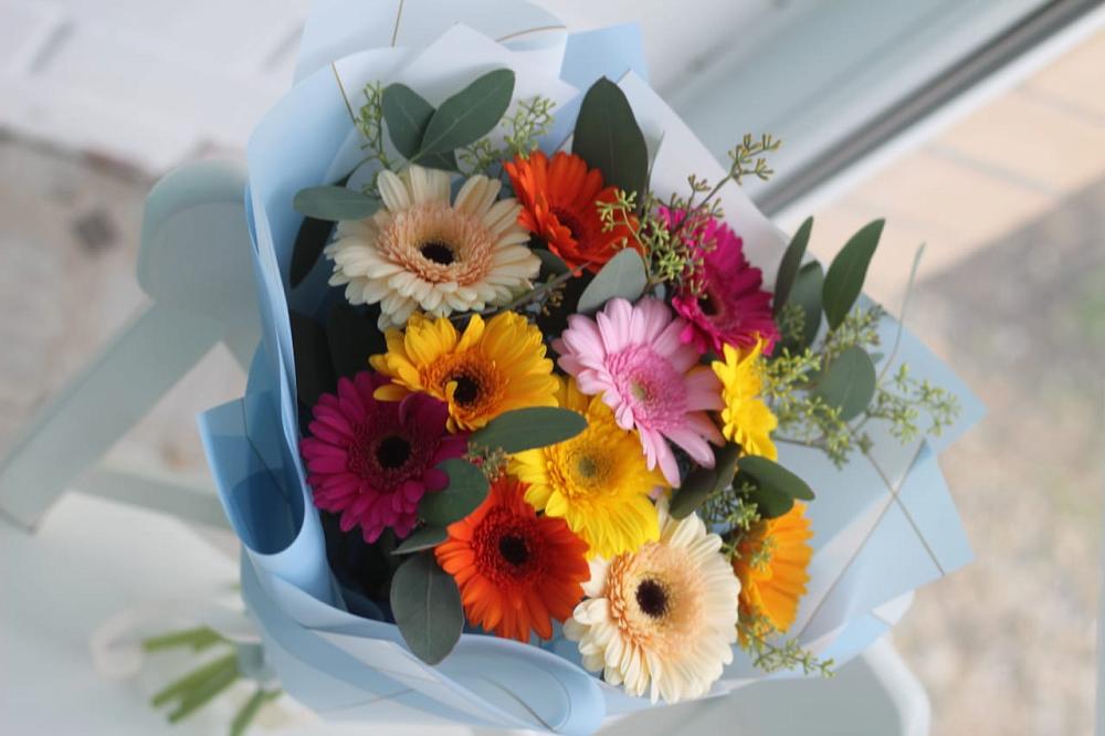 Букет цветов из: Герберы в Березовке Воронежской области