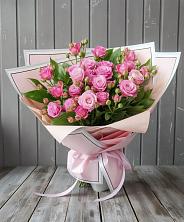 Букет Розовый кустик в Березовке Воронежской области