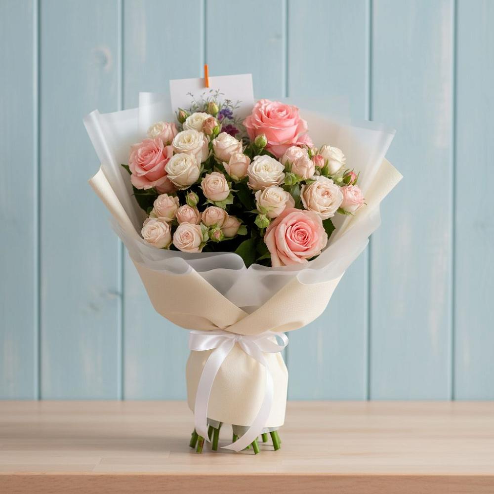 Букет цветов из: Розы в Березовке Воронежской области