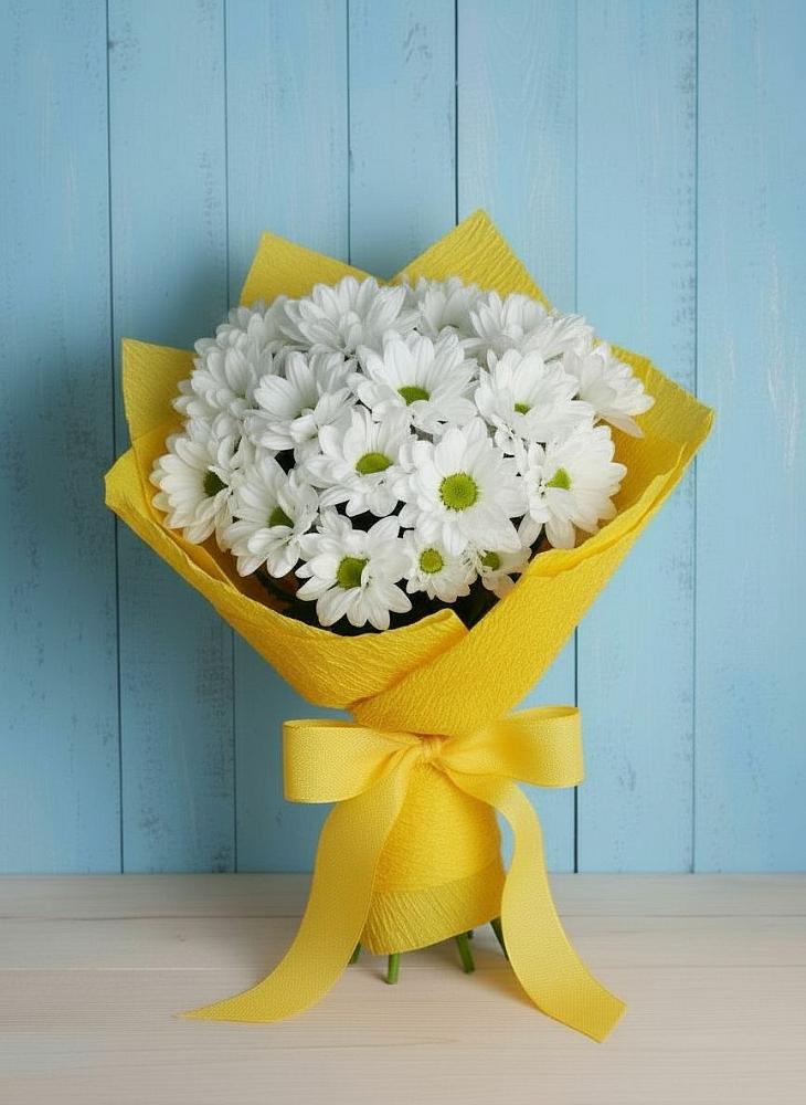 Букет цветов из: Хризантемы в Березовке Воронежской области