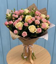 Букет цветов из:  Розы в Березовке Воронежской области