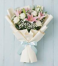 Букет цветов из:  Лилии в Березовке Воронежской области